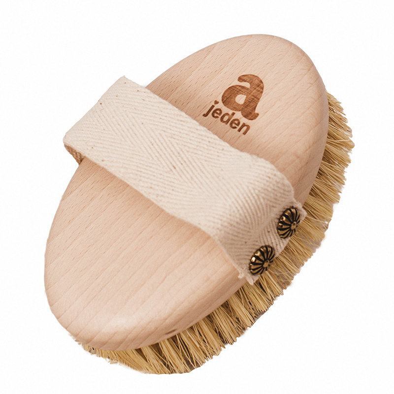 Brosse de massage corporel sec