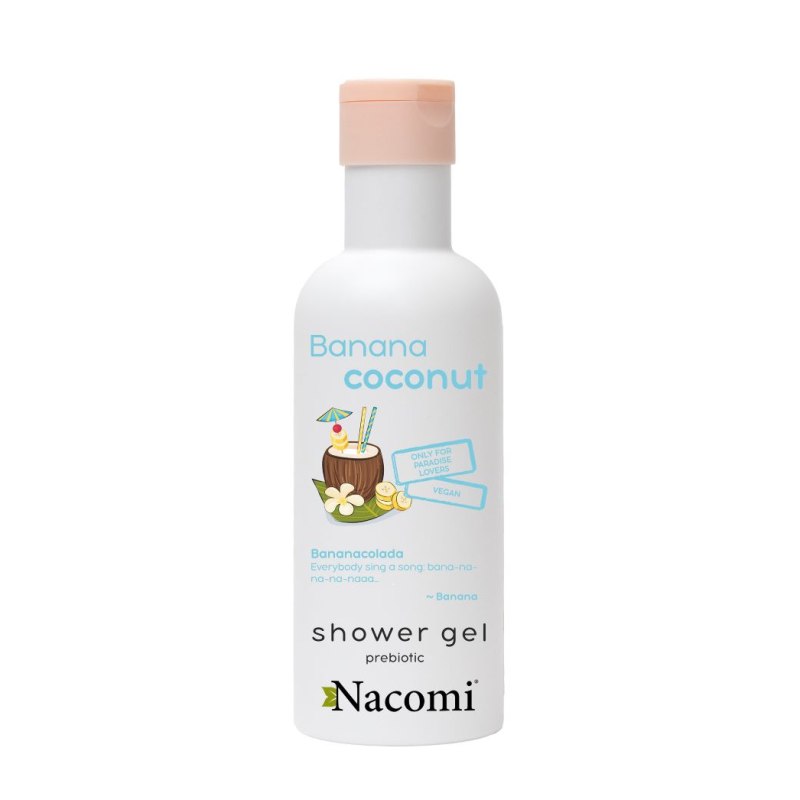 Gel douche à la banane et à la noix de coco